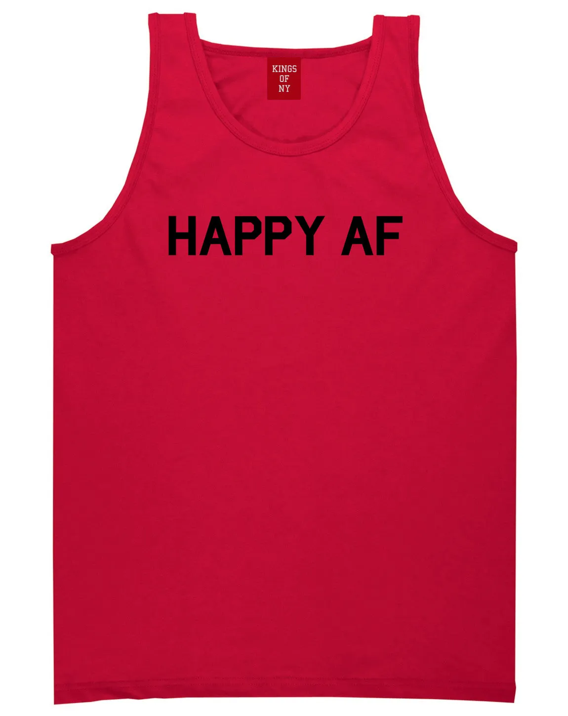 Happy AF Mens Tank Top Shirt