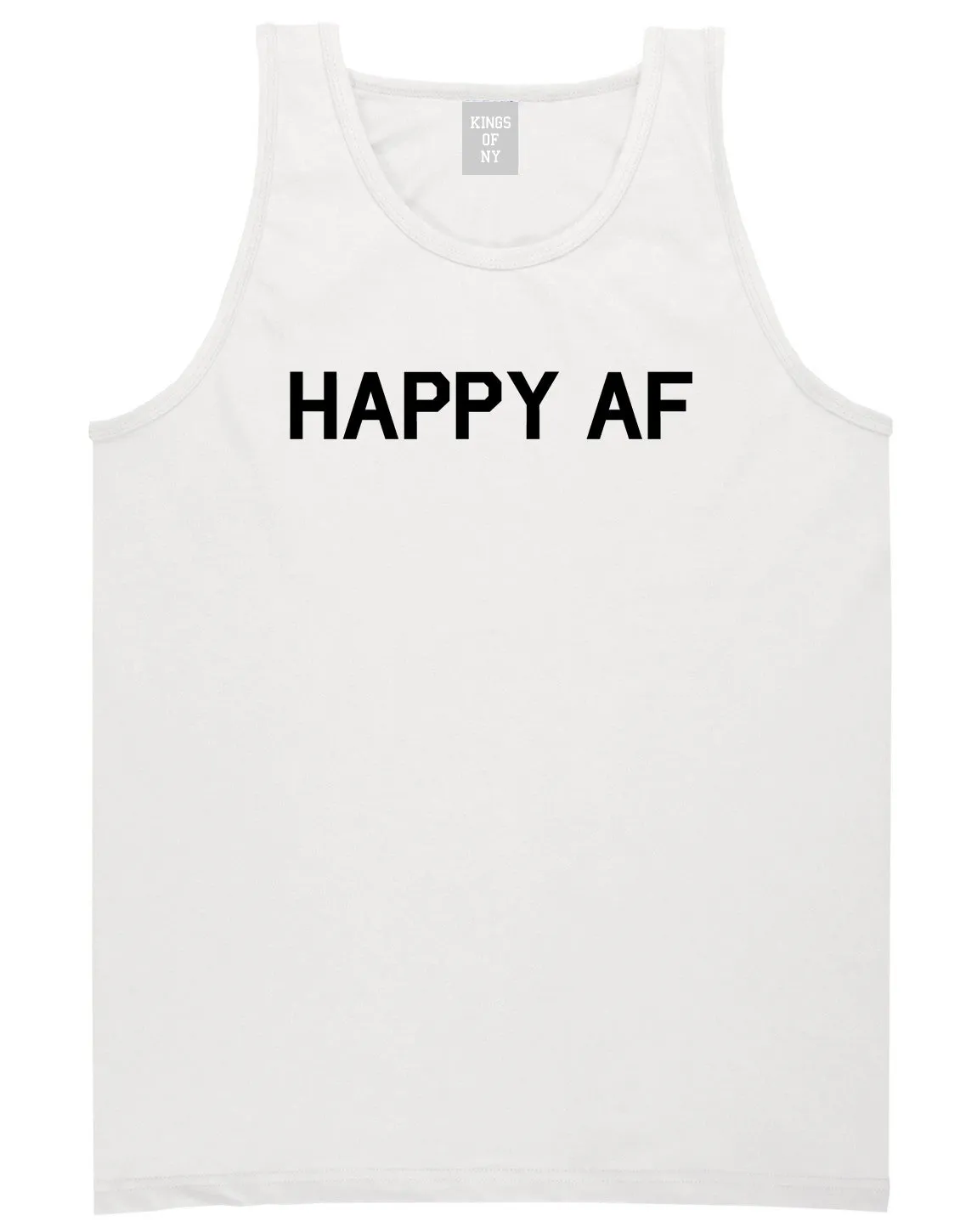 Happy AF Mens Tank Top Shirt