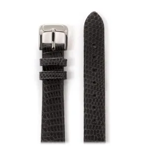 Ladies Genuine Lizard Band in Black