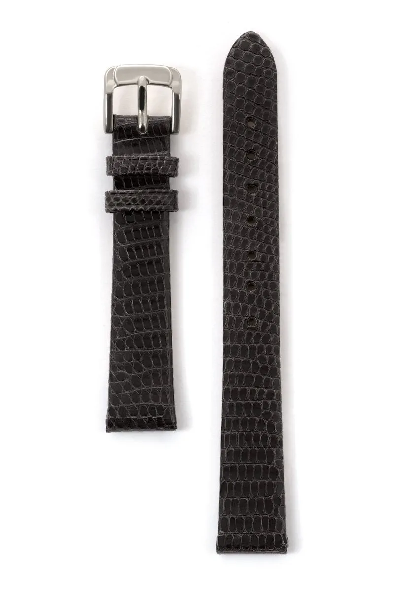 Ladies Genuine Lizard Band in Black