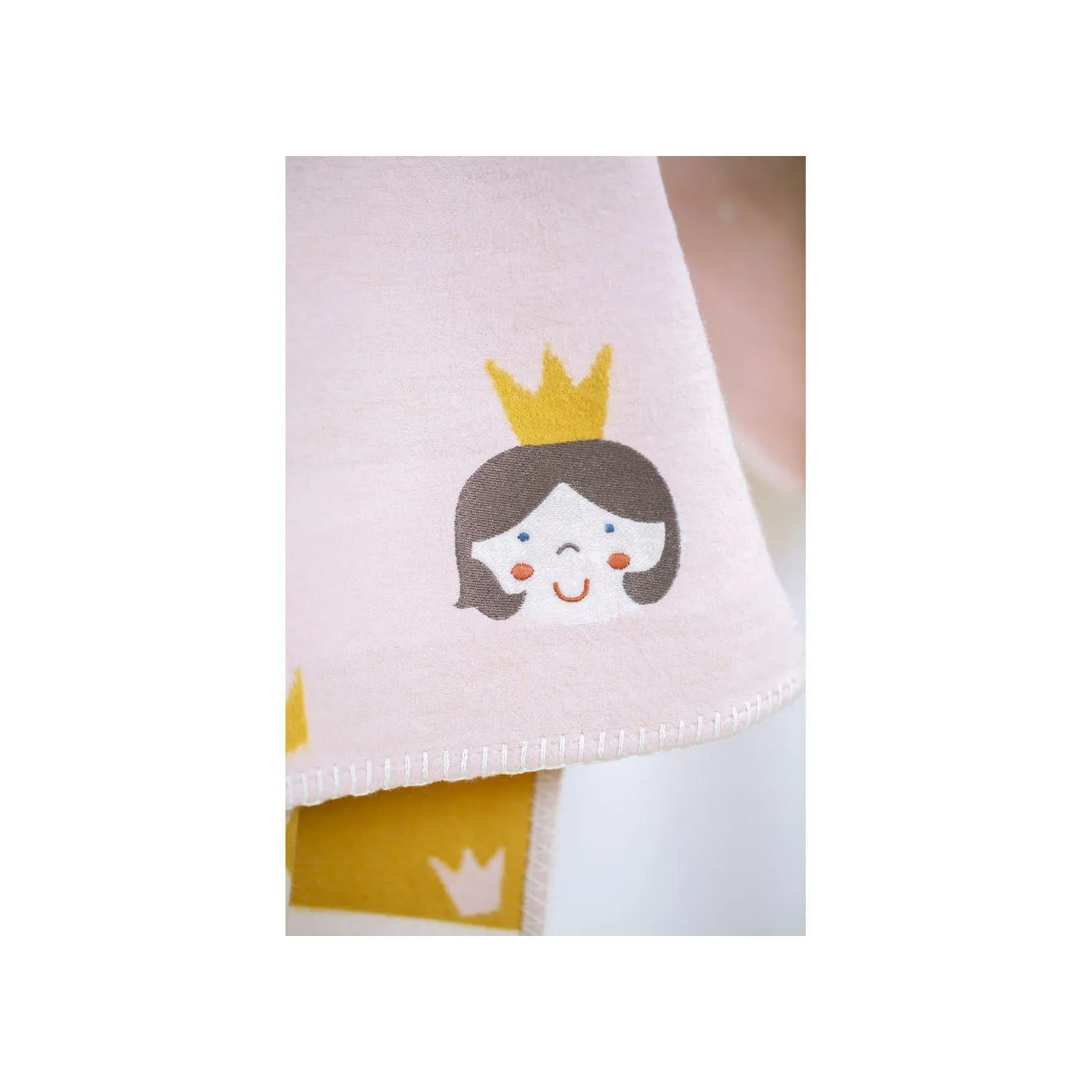 Lena Organic Flannel Blanket - Princess