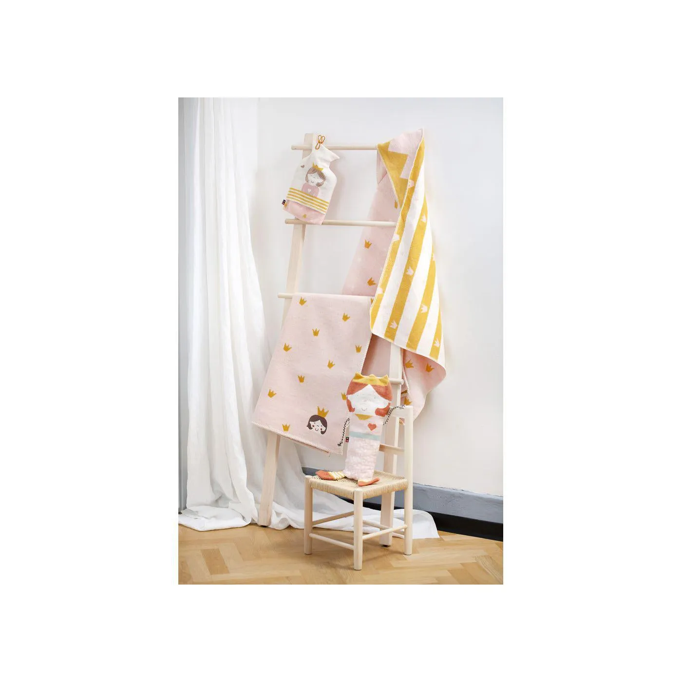 Lena Organic Flannel Blanket - Princess