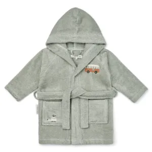 Liewood Kenna Bathrobe | Vehicles Dove Blue