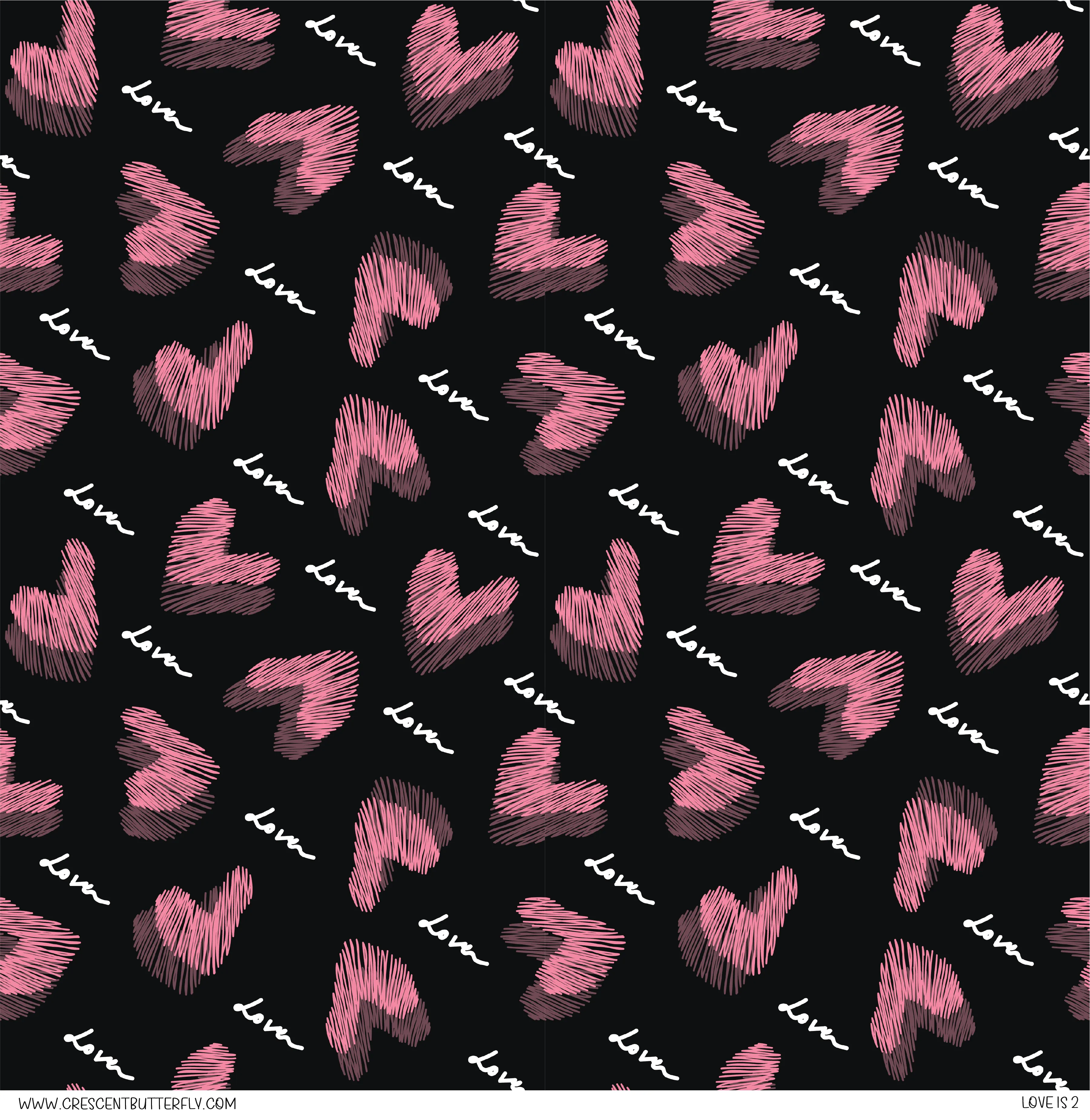 Love Is 2 Vinyl Sheet/Wrap