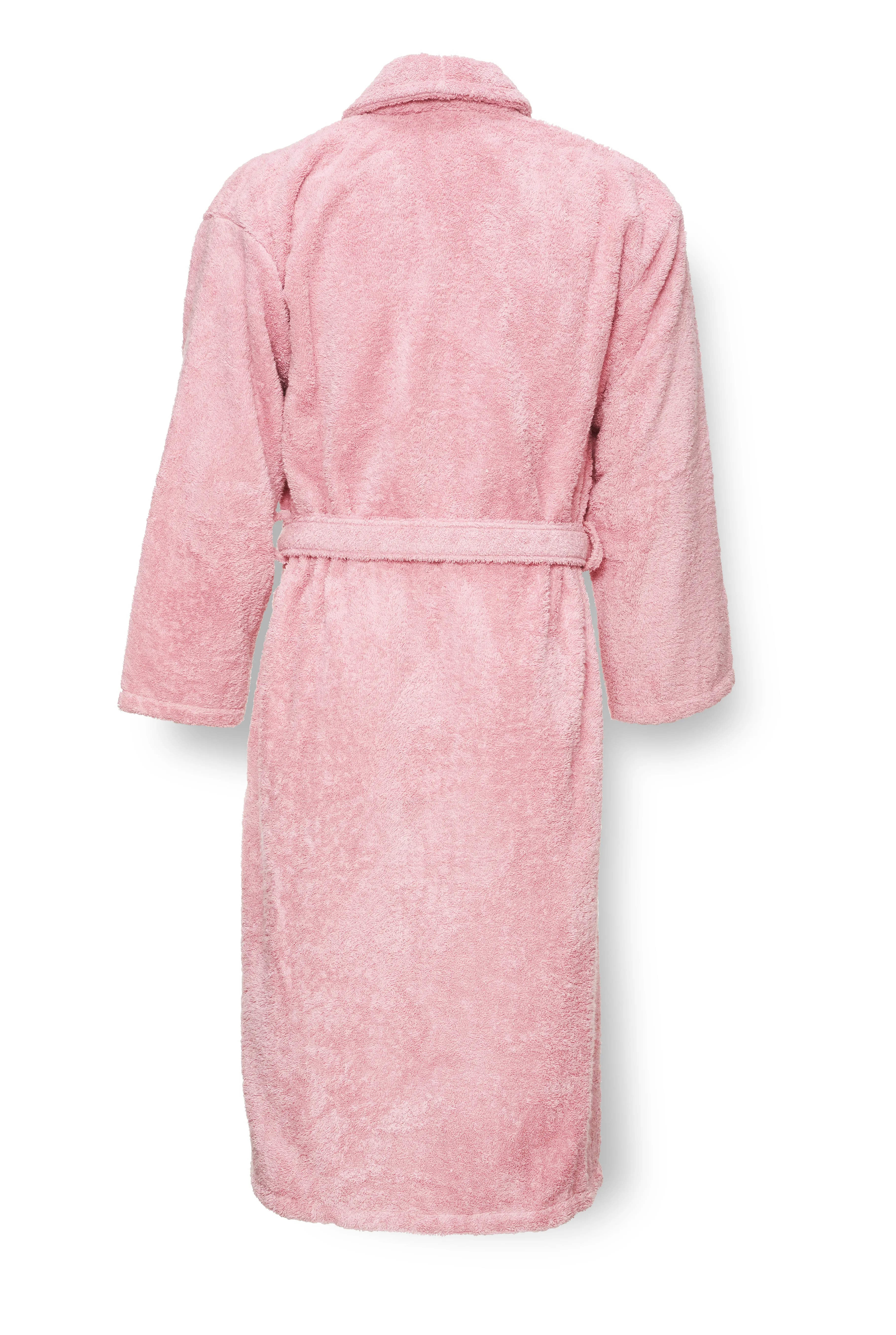 Luxury Cotton Bathrobe "Terry" in Rose Color