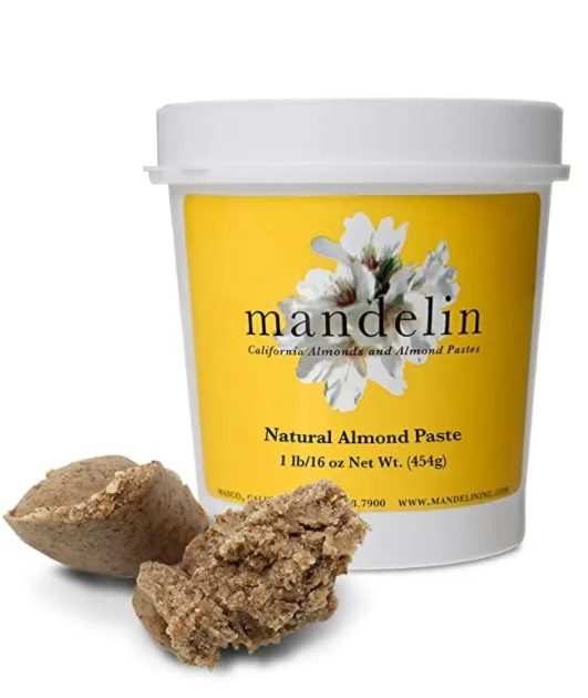 Mandelin Natural Almond Paste 1lb