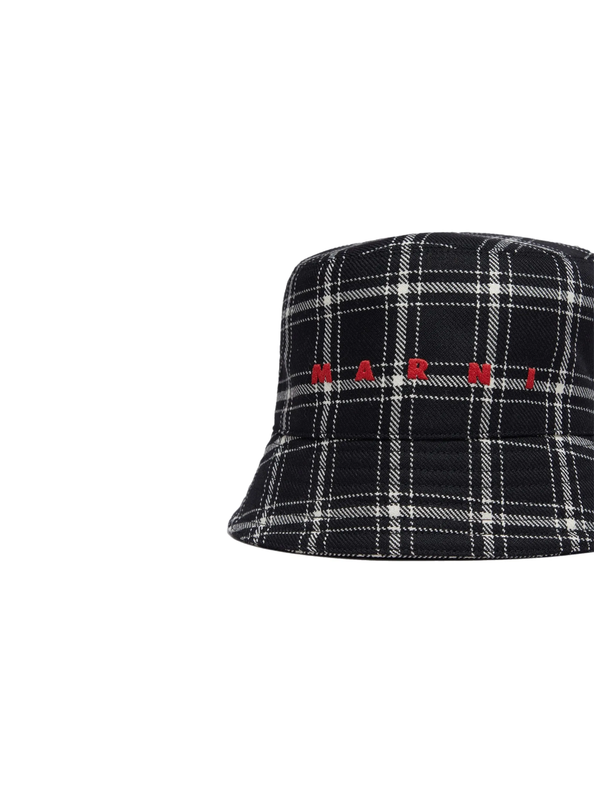 Marni Bucket Hat With Embroidered Logo