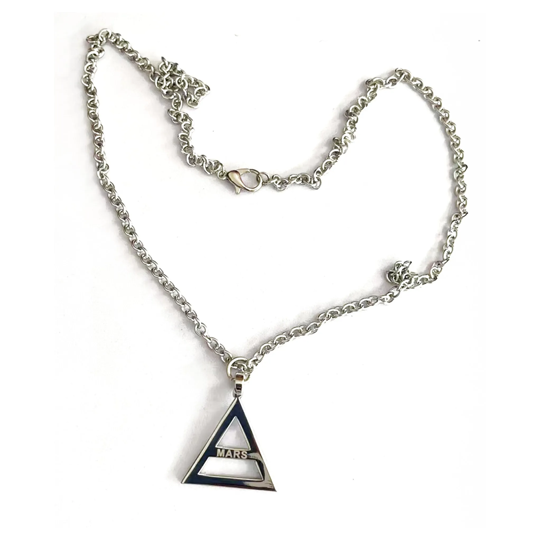 Mars Triad Engraved Necklace