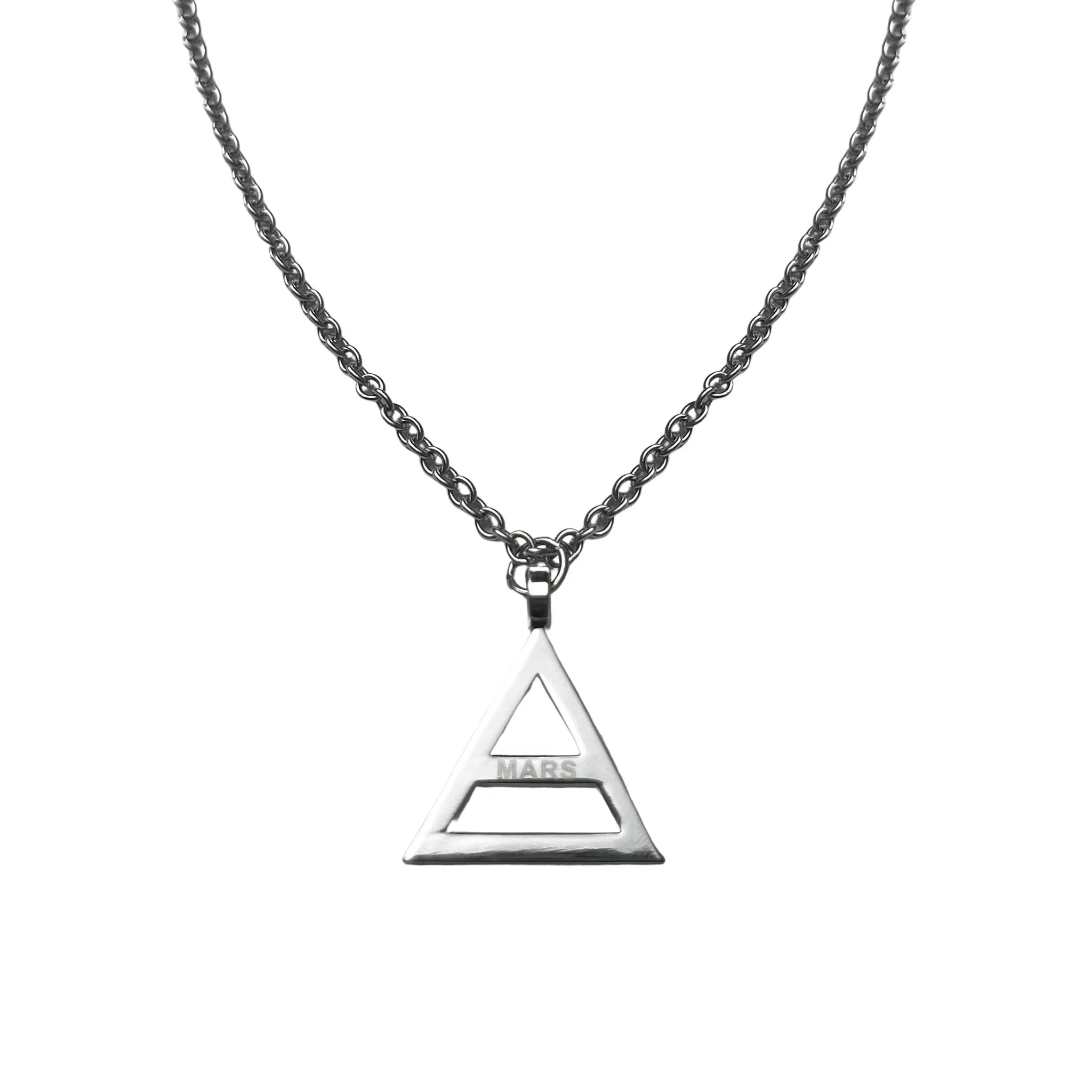 Mars Triad Engraved Necklace