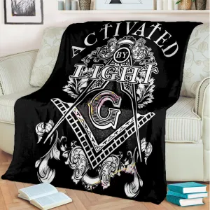 Master Mason Blue Lodge Blanket - Activated Light