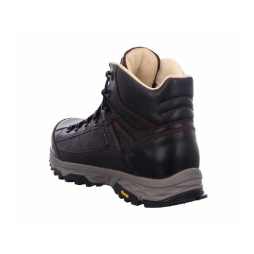 MEINDL Chiasso Identity Mens Boots - Dark Brown Leather Hiking Footwear