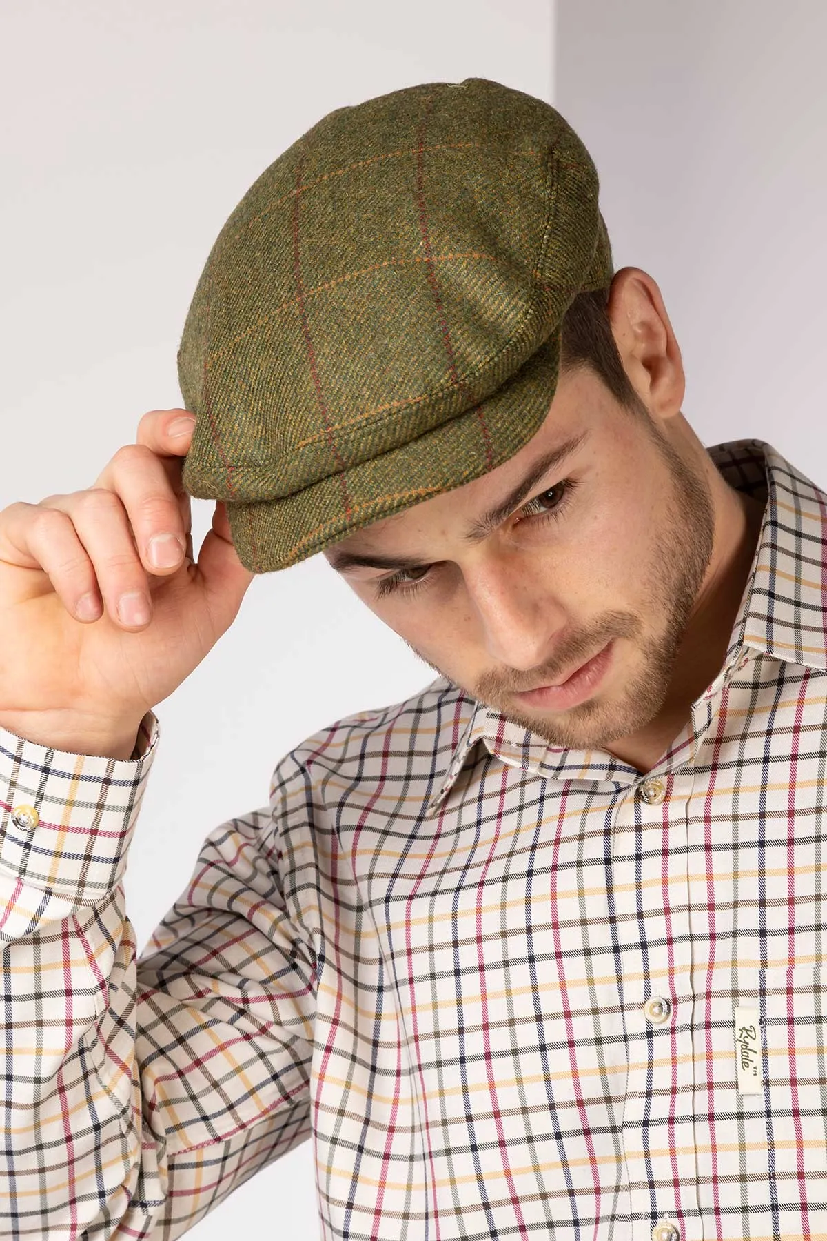 Men's Poacher Tweed Flat Cap
