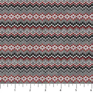 Northcott-Cotton Flannel-Cozy Up-Charcoal Multi #F25276-96
