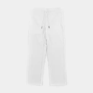 OG Bling Velour Track Womens Pants (White)