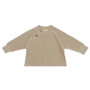Organic Cotton Velour Baby Sweater