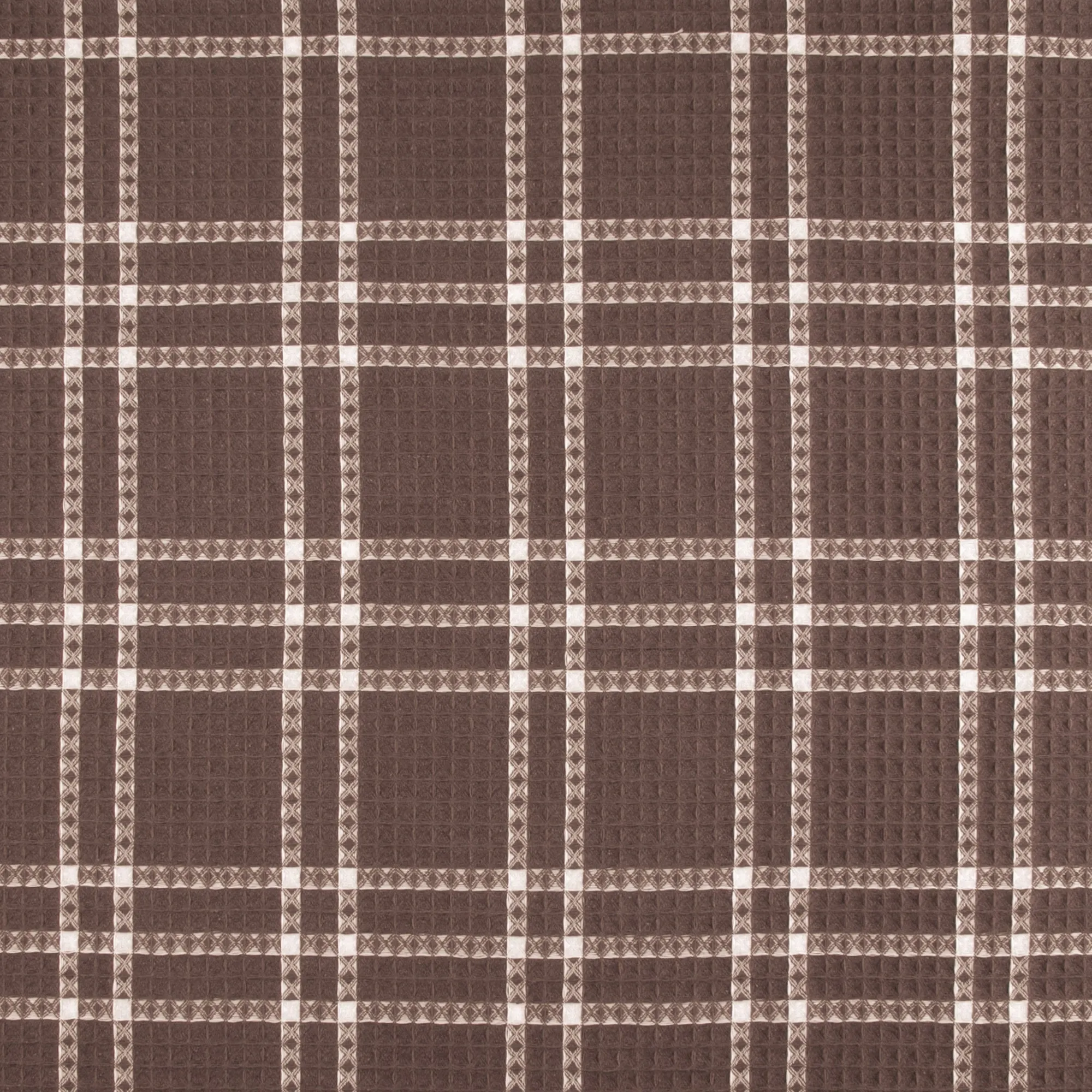 Printed Waffle - WAFFY - 001 - Brown