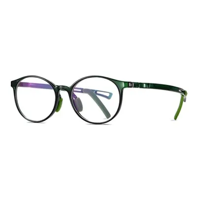 Ralferty Kids' Eyeglasses Anti Blue Light Round Tr90 D5114