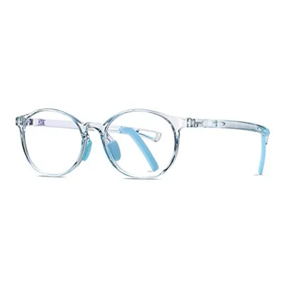 Ralferty Kids' Eyeglasses Anti Blue Light Round Tr90 D5114