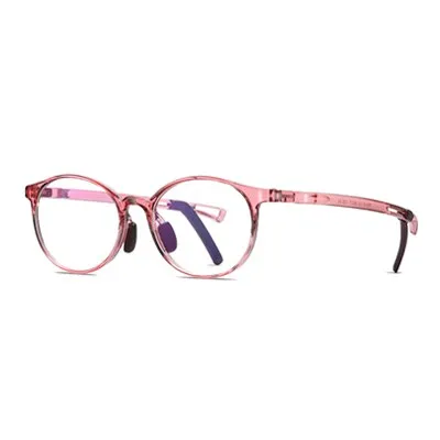 Ralferty Kids' Eyeglasses Anti Blue Light Round Tr90 D5114