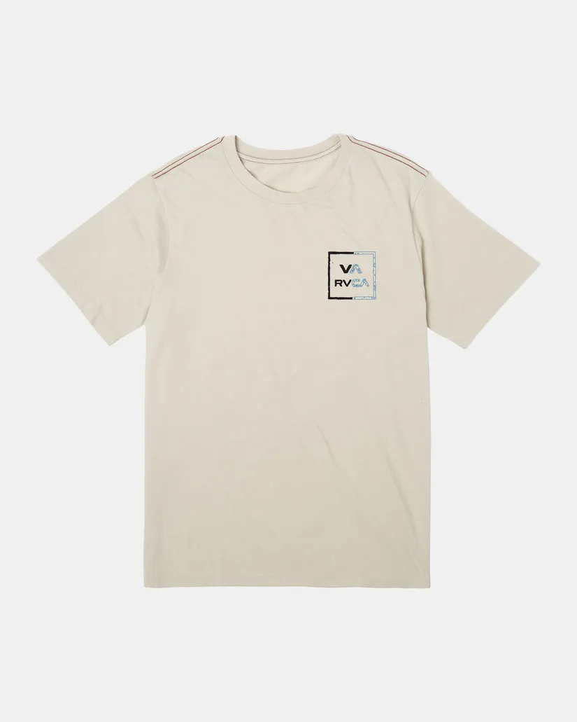 RVCA VA ALL THE WAY TEE - MIRAGE