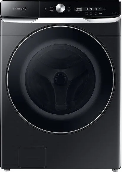 Samsung WF50A8800AV 27 Inch Front Load Smart Washer with 5.0 Cu. Ft. Capacity, AI Powered Smart Dial, OptiWash™, CleanGuard™, Auto Dispense System, 25 Wash Cycles, Steam, Bedding, Super Speed, Child Lock, ADA Compliant, and ENERGY STAR® Certified