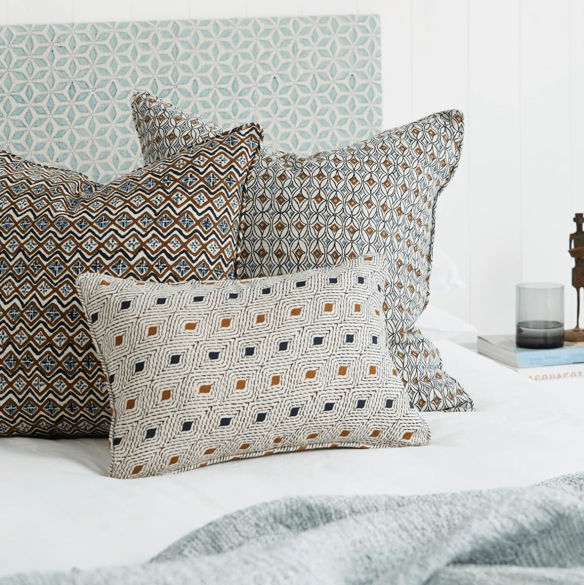 Sardinia Tobacco Linen Cushion