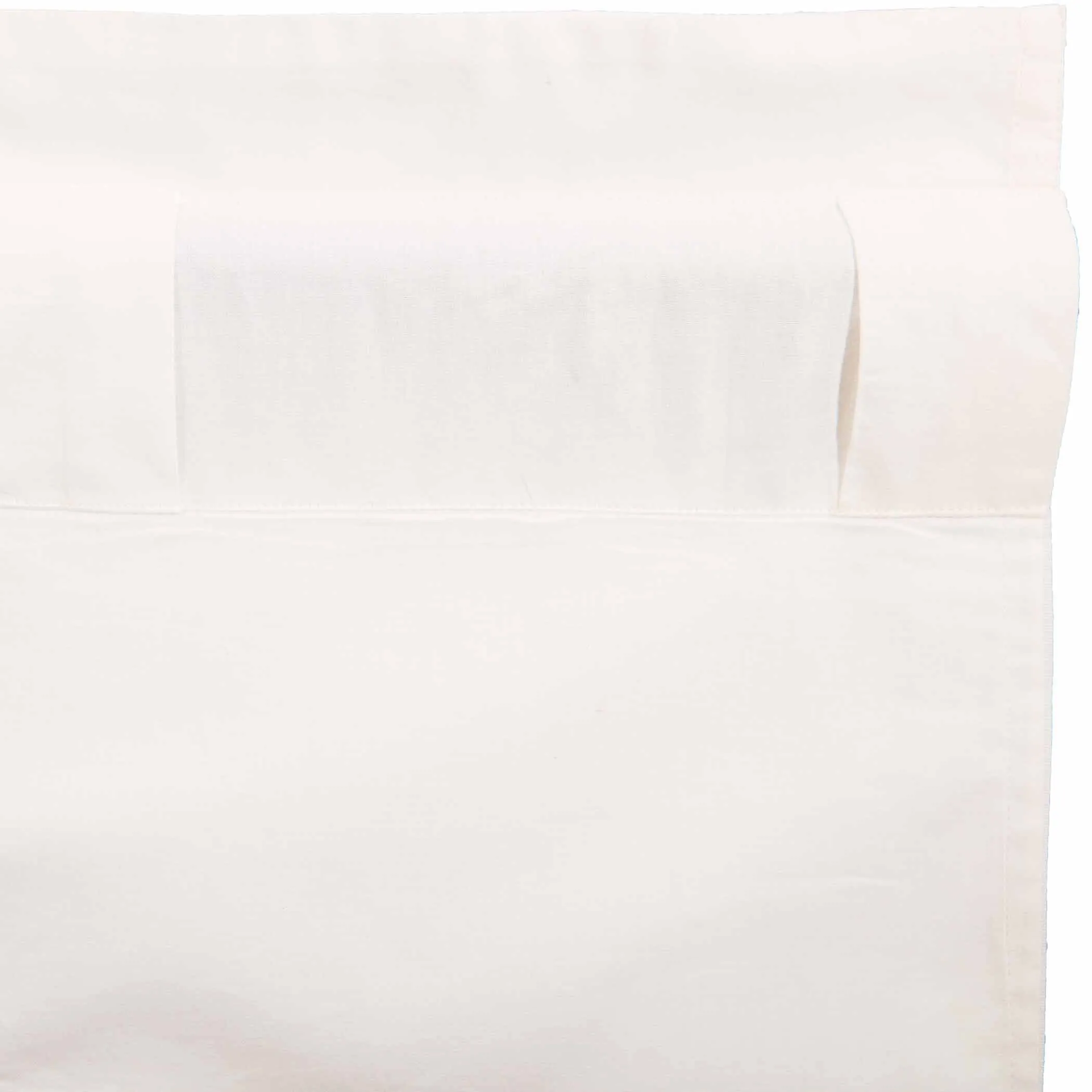 Simple Life Flax Antique White Lined Single Panel Curtain 96"