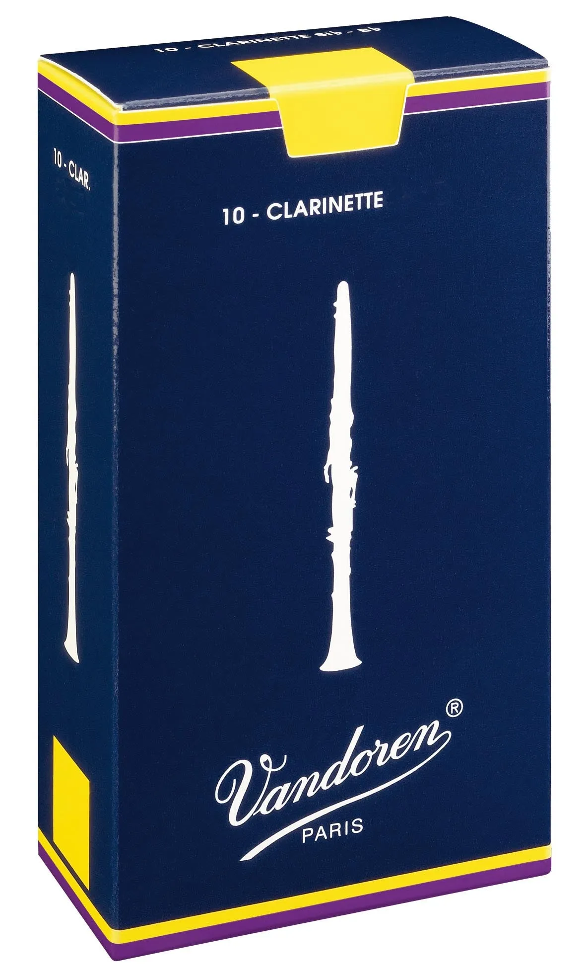 Vandoren Traditional Eb Clarinet, Box of 10 - Strength 1