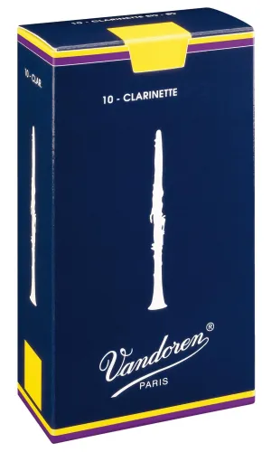 Vandoren Traditional Eb Clarinet, Box of 10 - Strength 1