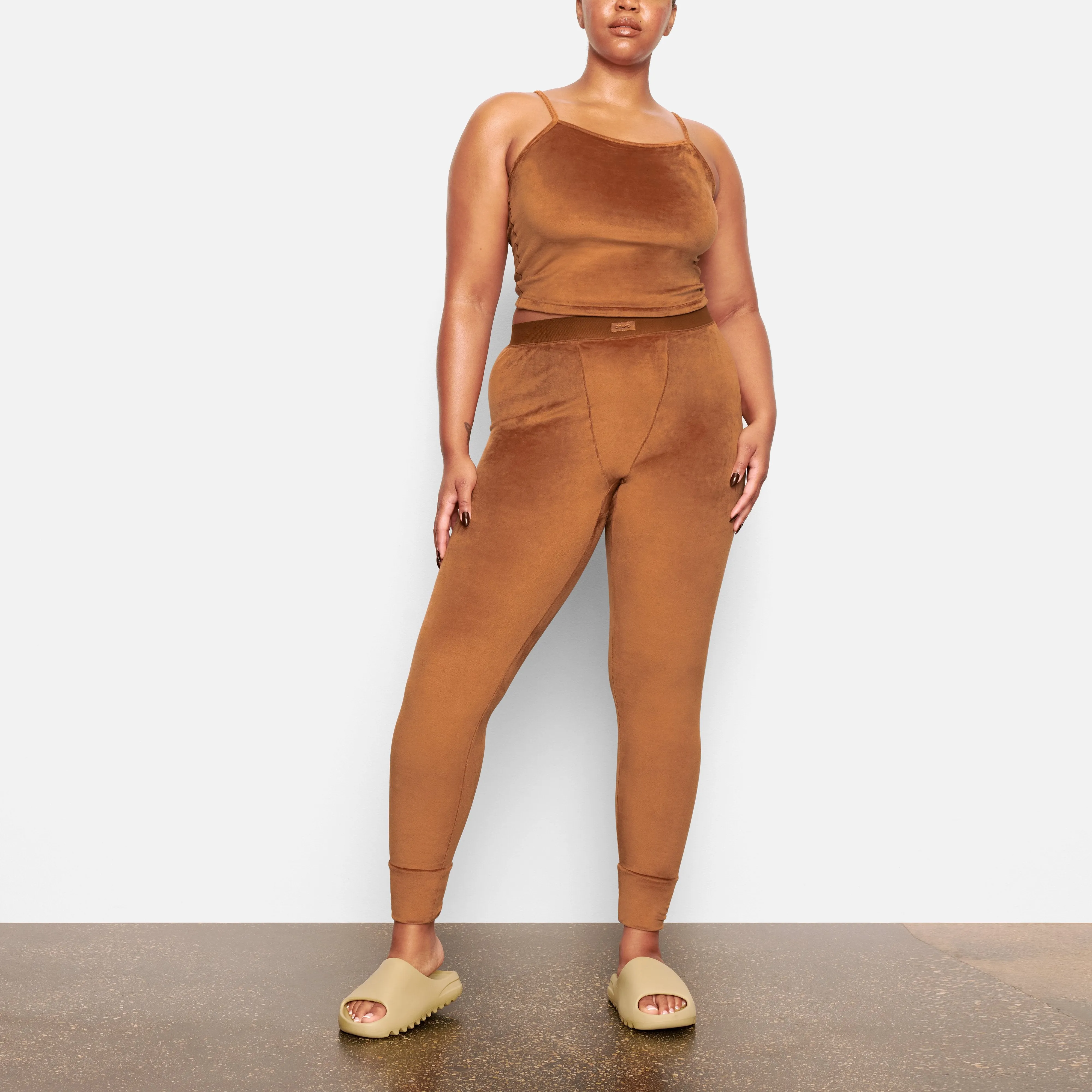VELOUR LEGGING | COPPER