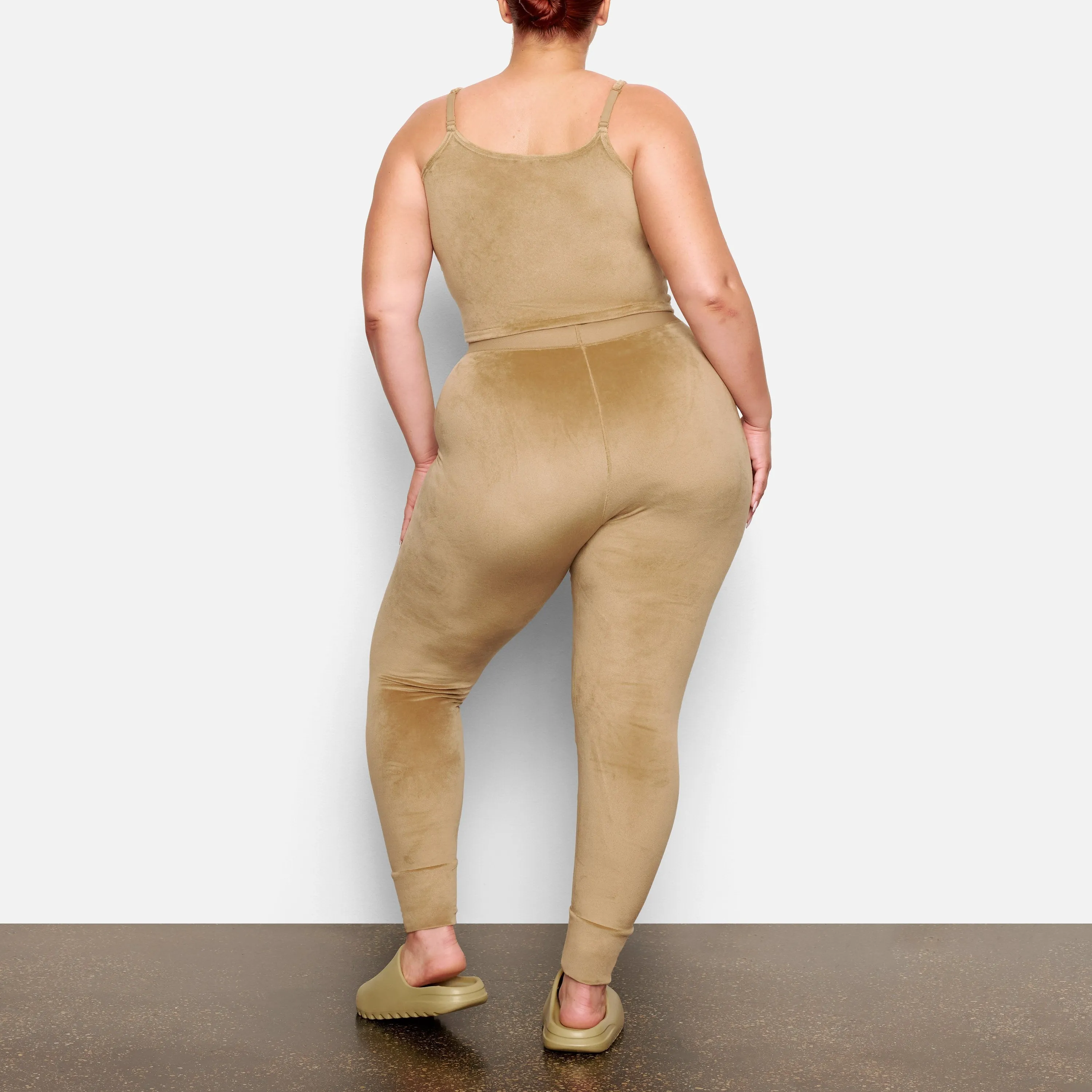 VELOUR LEGGING | GOLD