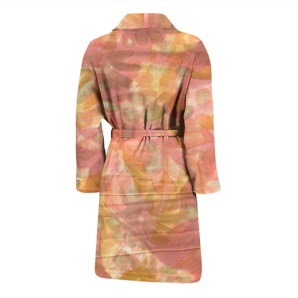 Watercolor Smudge Bath Robe - Men