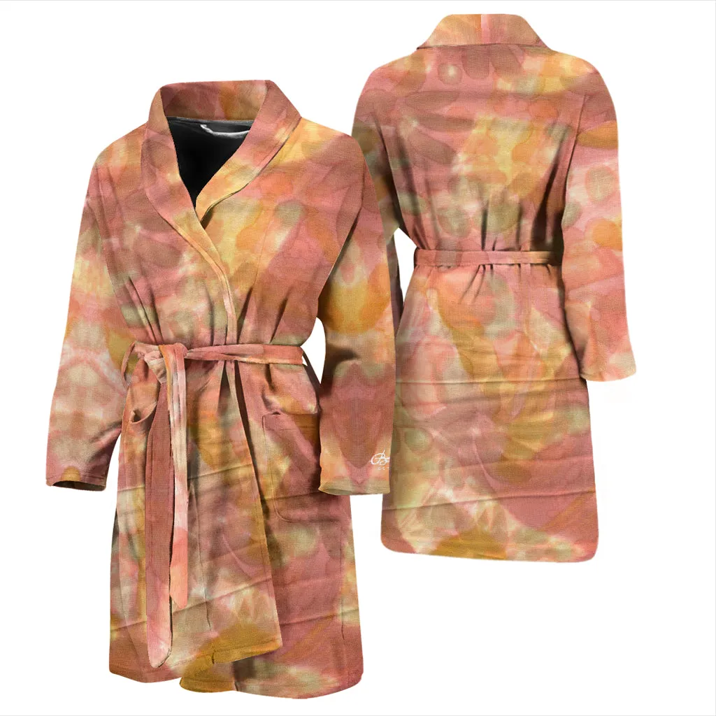 Watercolor Smudge Bath Robe - Men
